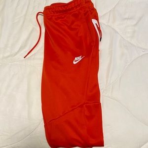 Nike Tech Pants Orange Medium